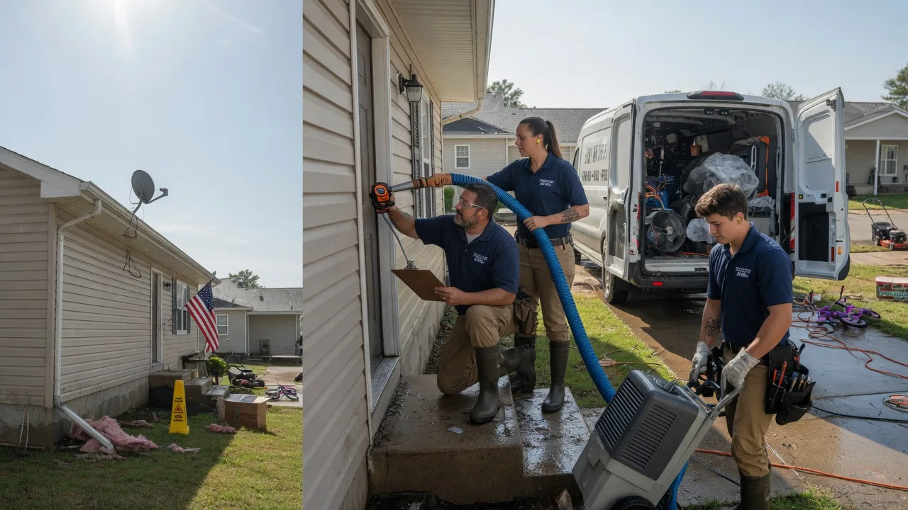 Ceiling Water Damage Restoration in Cedar Rapids, NE near me